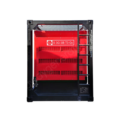 ATEX strefa II 25kva/20kw trójfazowy generator wysokoprężny z DNV 2.7-1 ramą skidową strefa 2 generator wysokoprężny