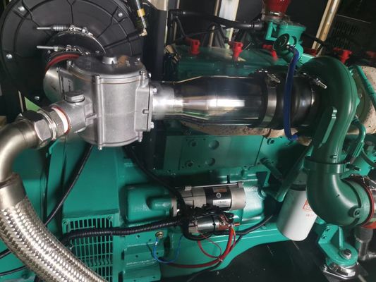 Kopalnia używa generatora gazu ziemnego  chłodzonego wodą 250KVA 200KW