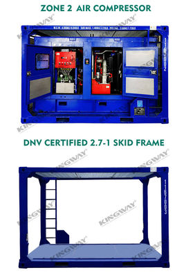 20FT DNV 2.7-1 Kontenery morskie do gazu Platformy naftowe Podnoszenie podskoków Sling System uruchamiania 24V DC Electric Start