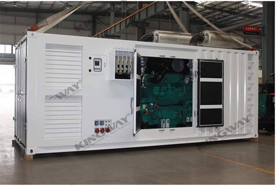Głosoodporny generator Diesel 400v 50hz 3 faza 4 zestaw generatora prądu Diesel Genset dźwiękoszczelny