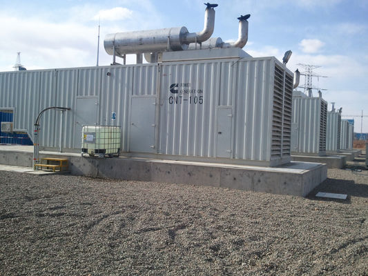 Wodochłodzony 3fazowo ISO CE 50hz 60hz 1500rpm 1800rpm cichy generator gazu ziemnego duży projekt