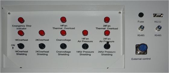 Badanie generatora oleju napędowego 250kw 400v 50hz3 Faza 4 Wire Resistive Load Bank
