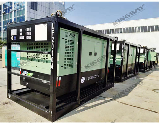 60kva 400v 50hz 3-fazowy 4-przewodniczkowy silnik wysokoprężny odporny na eksplozję, certyfikowany ATEX, strefa 2