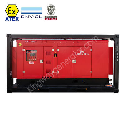 80KVA ciężki generator ATEX strefy 2 na morzu zamontowany w DNV 2.7-1 Skid