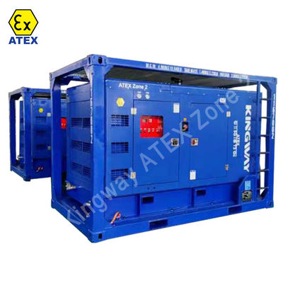 80KVA ciężki generator ATEX strefy 2 na morzu zamontowany w DNV 2.7-1 Skid