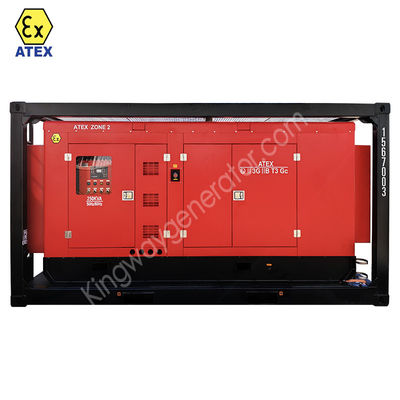 Atex Strefa 1 Strefa 2 Wybuchoodporny 1250KVA bezpieczny generator wysokoprężny z ramą podnoszącą DNV2.7-1 dla pól naftowych i gazowych