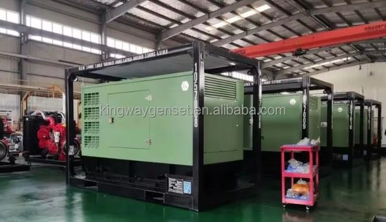 Silnik wysokoprężny DNV 2.7-1 ramka ślizgowa certyfikacja ATEX 120kw 150kva kompresor powietrza na lądzie na platformie morskiej strefy 2