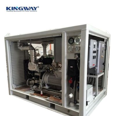 20KVA Blokada II Bezgłośny silnik wysokoprężny silnik wysokoprężny zamontowany w DNV 2.7-1 dla morskich pól naftowych i gazowych