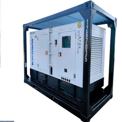 Certyfikacja ATEX 3fazy 200kw 250kva strefa2 wybuchoodporny zestaw generatorów wysokoprężnych DNVGL 2.7-1 skid frame platform service engine