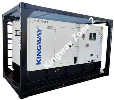 Strefa 1 Strefa 2 Wybuchoodporny 150kva generator wysokoprężny z ramą podnoszącą DNV2.7-1 dla platform naftowych i gazowych