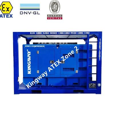 20KVA ATEX Strefa 2 ATEX Sprzęgłoodporny zestaw generatora dla przemysłu naftowego i gazowego z ramą podnoszącą DNV
