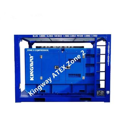 Certyfikacja ATEX3faza DNVGL 2.7-1 ramka skid 120kw 150kva nabrzeżna platforma na morzu strefa 2 generator