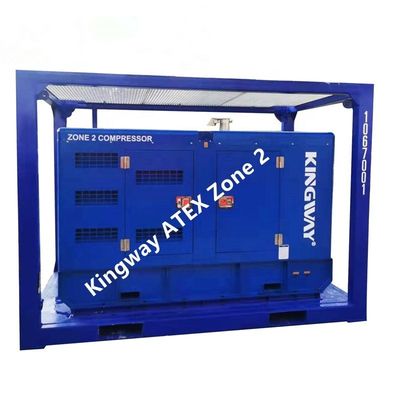 60KVA Kingway ATEX certyfikowany strefa 2 Ex Proof Diesel Generator Set z normami DNV Offshore Service Lifting Frame