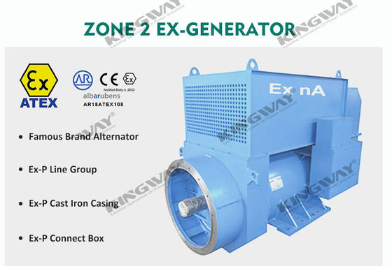 Generator Diesla Kingway 300KVA Przeciwwybuchowy Wyciszony ATEX Strefa 2