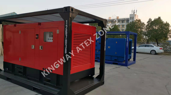 Normy DNV 60KVA ATEX Strefa 2 Wyposażenie Cichy generator Diesla