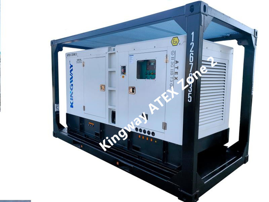 Normy DNV 60KVA ATEX Strefa 2 Wyposażenie Cichy generator Diesla