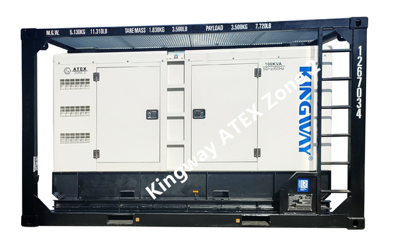 Kingway ATEX Zone 2 Sullair Sprężarka powietrza do silników wysokoprężnych 750CFM Ciśnienie 10,3 bara