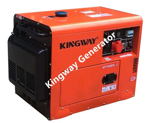 10KW Cichy mały mobilny zestaw generatora gazu ziemnego Zasilanie awaryjne