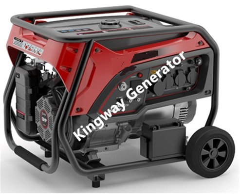 Przenośny generator w kolorze pomarańczowym Cichy zestaw generatora 8KVA 12Hp