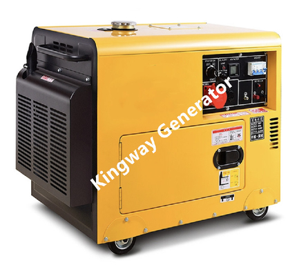 Mobilny cichy przenośny generator, zasilanie awaryjne generatora diesla 6KW