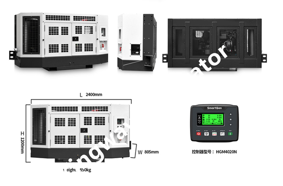 18KVA Clip On Generator agregatu prądotwórczego z silnikiem Diesla do kontenerów chłodniczych