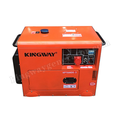 Przenośny generator chłodzony powietrzem o mocy 5 kW w trybie otwartym do użytku awaryjnego z 25-litrowym zbiornikiem paliwa