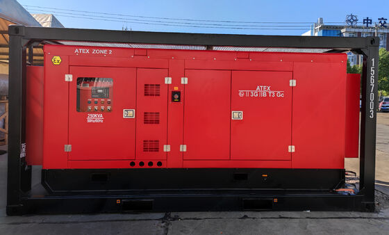1000 KVA Kingway ATEX Zone 2 Kontenerowy wybuchoodporny generator wysokoprężny z systemem zdalnego monitorowania