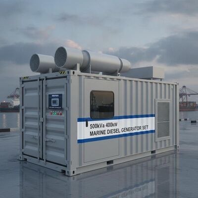 500kVA 400kW kontenerowy, dźwiękoszczelny generator napędowy z inteligentnym sterownikiem Deepsea ATS